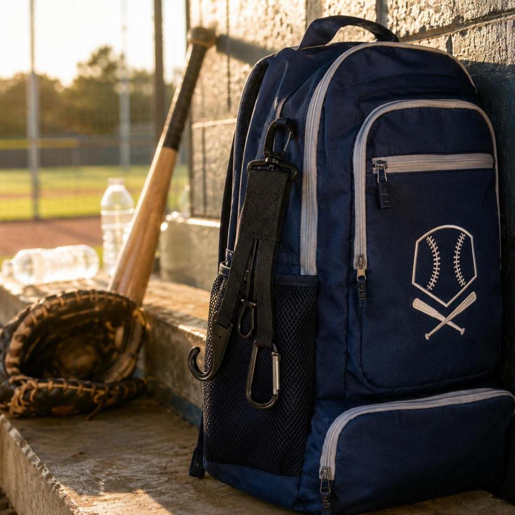 Baseball Gear Hanger Woven Material Softball Strap Hook Clip Hanging