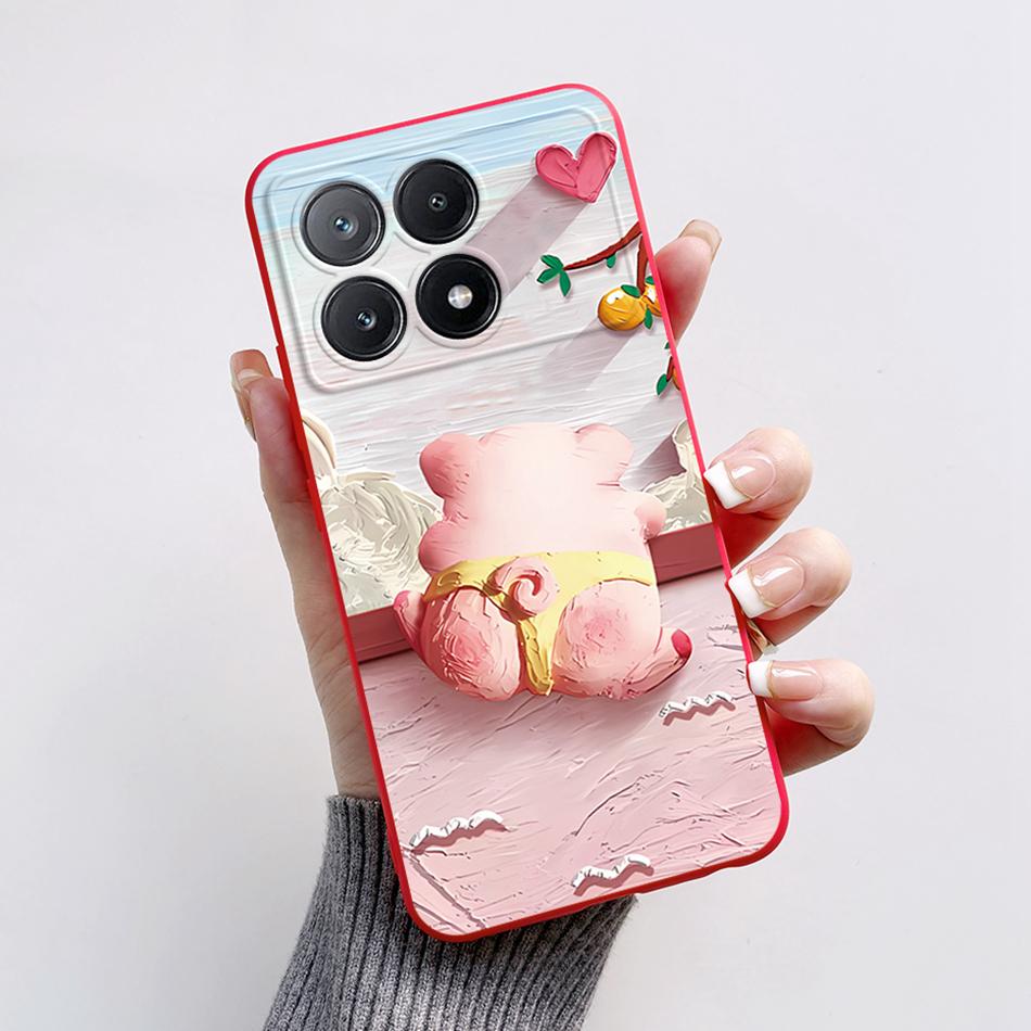 For Xiaomi Poco X6 Pro Case 2023 Fashion Astronaut Soft Silicone Back Cover For Xiaomi Poco M6 Pro 5G Funda PocoX6 X6 Pro Bumper