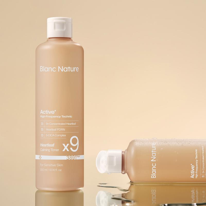 [Blanc Nature] 9x Concentrated Heartleaf Calming Toner 300ml