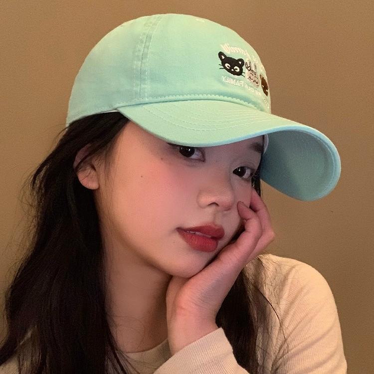 Stylish Green Embroidered Baseball Cap For Women And Men Adjustable Size Perfect For Spring