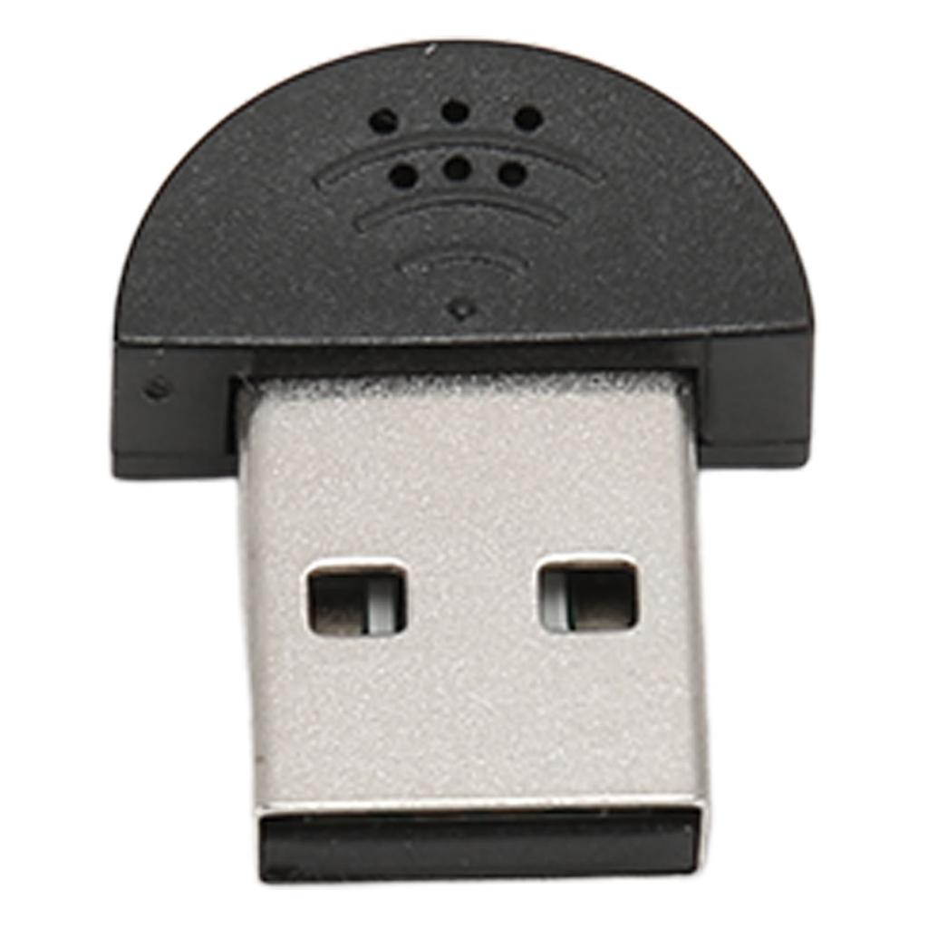 USB Mini Microphone Professional Plug and Play Noise Reduction 360 Degree Omnidirection Portable Mini USB 2.0 Microphone