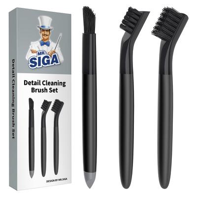 Crevice Cleaner Brush Set MR.SIGA (3-Piece Set)