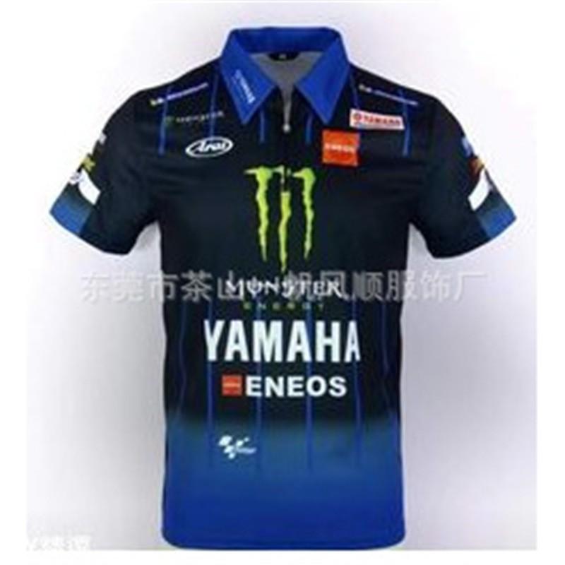 Unisex Off-Road Racing Polo Shirt Short Sleeve Collared T-Shirt Breathable Sporty Casual Fit