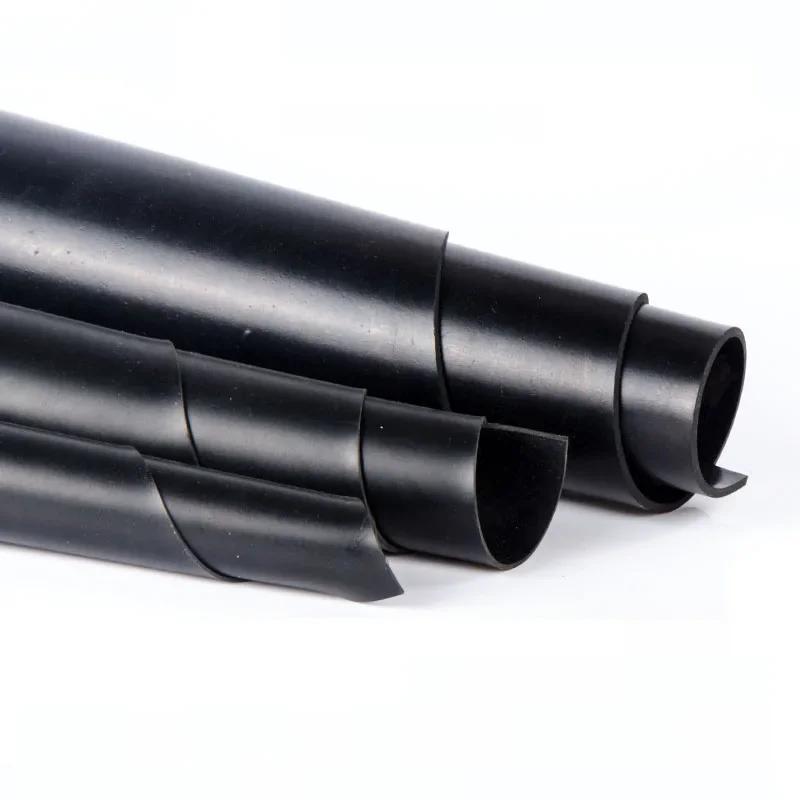 Custom NBR Nitrile Rubber Gasket Sheet - 500x500mm (1-4mm Thickness) | Acid, Oil & Alkali Resistant, Black (Industrial-Grade)