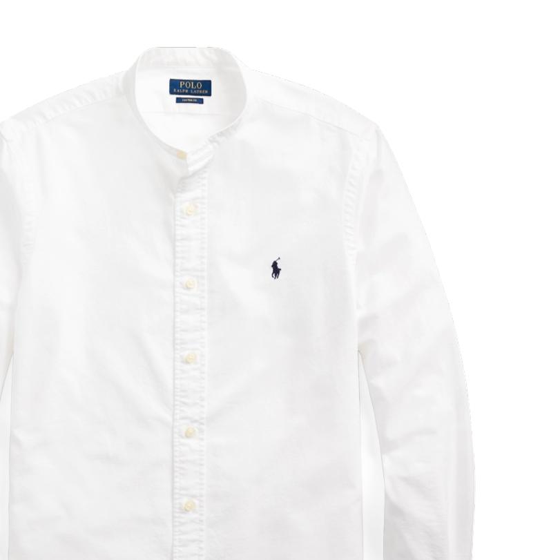 Polo Ralph Lauren Long Sleeve Oxford Shirt With Small Pony Logo Men shirts MNPOWOV16820342-100