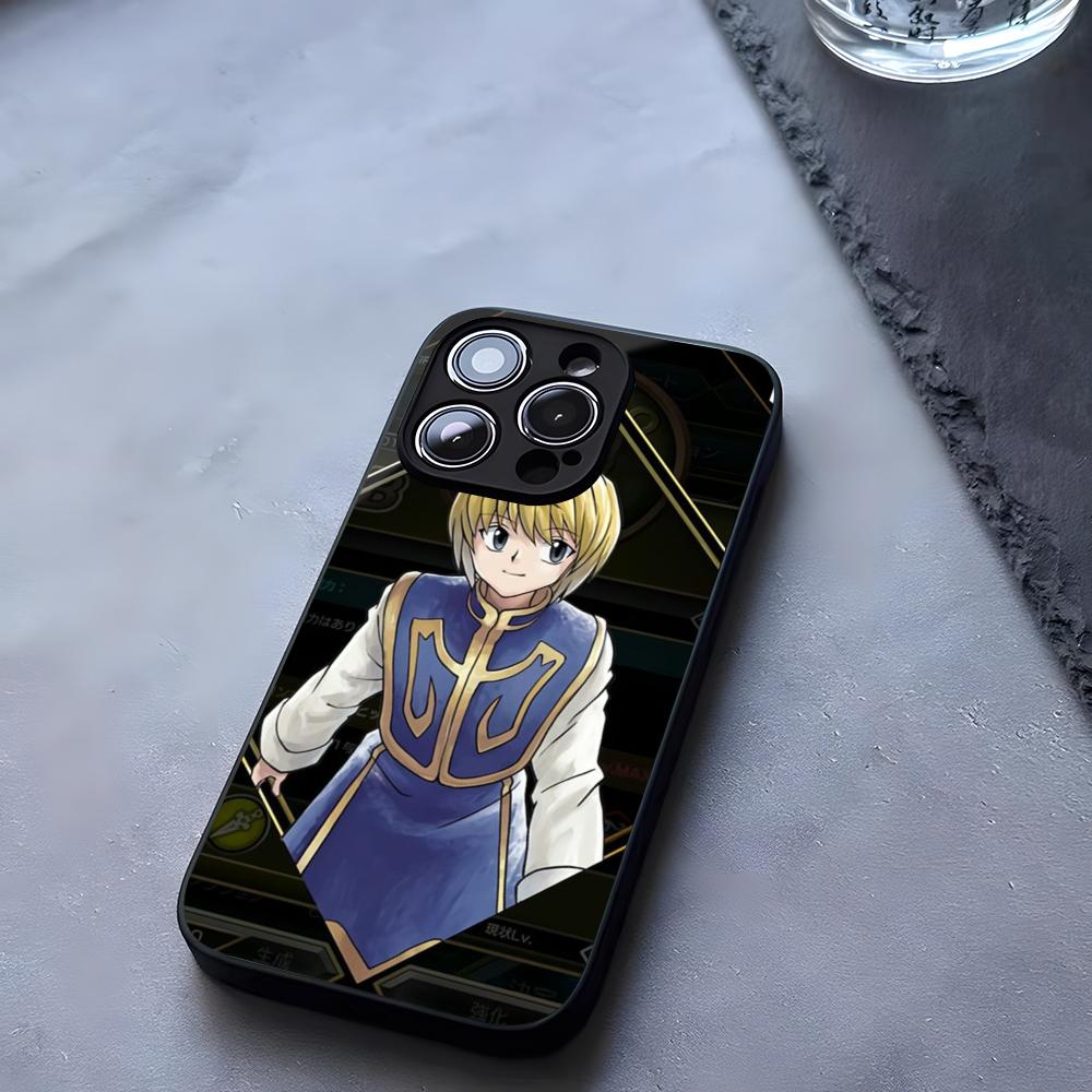 Anime Hunter X Hunters Kurapika Phone Case Tempered Glass For IPhone 17 13 14 16 12 15 11 Pro Max Plus Mini X XR SE2020 Coque