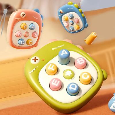 Cartoon Montessori Baby Knocking Toys Portable Toddler Decompression Educational Birthday Gift Animal Theme  Child Battle Game
