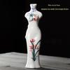 Antique Blue and White Chinese Porcelain Vase - European & American Handicraft for Flower Arrangements