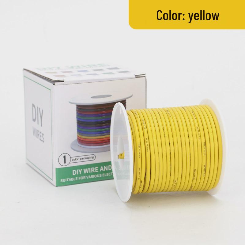 High-Temperature Resistant Silicone Wire for Lithium Battery Connections (14-30 AWG)