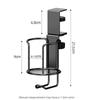 1pc No Drill Desk Cup Holder Adjustable Upgraded Arm Clamp Stand Table Edge Clamp Anti-Fall Cup Holder