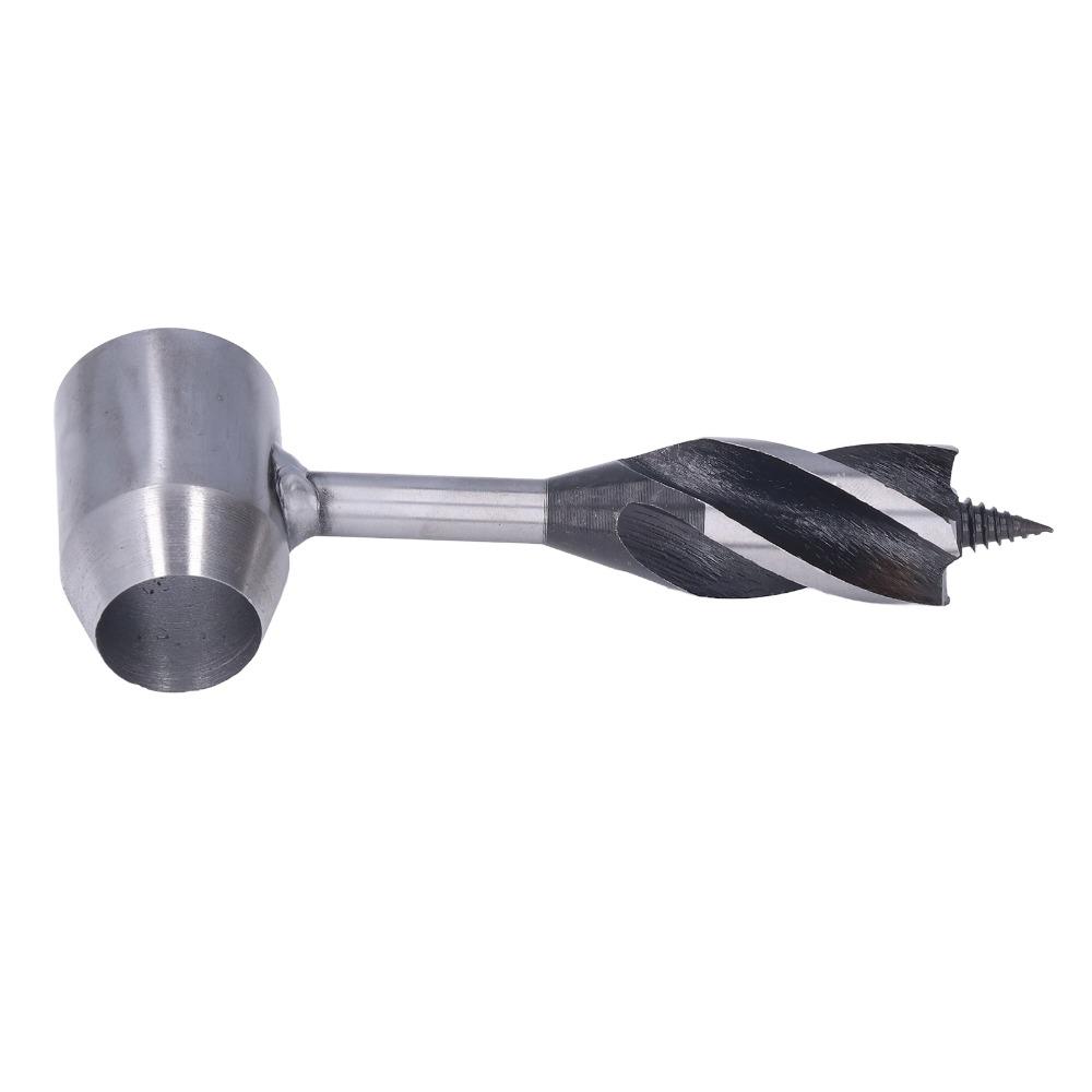 Protective Bag Manual Auger Drill Bit 25mm Hand Hole Maker Hand Auger Wrench For Woodworking