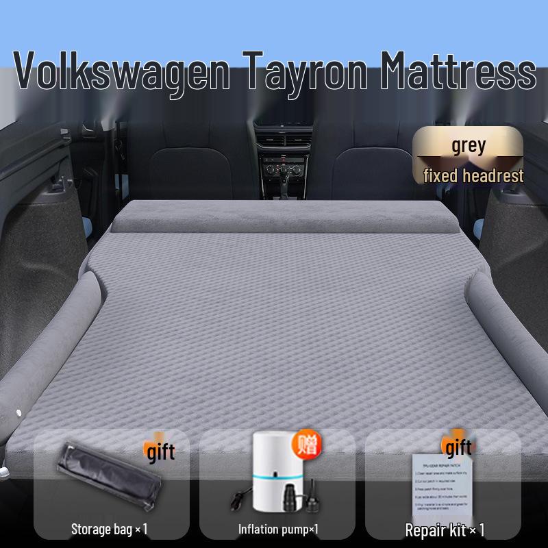 Volkswagen Tharu Car Bed Air Mattress: Fits 25 Models - Rear Seat Inflatable Sleeping Pad.