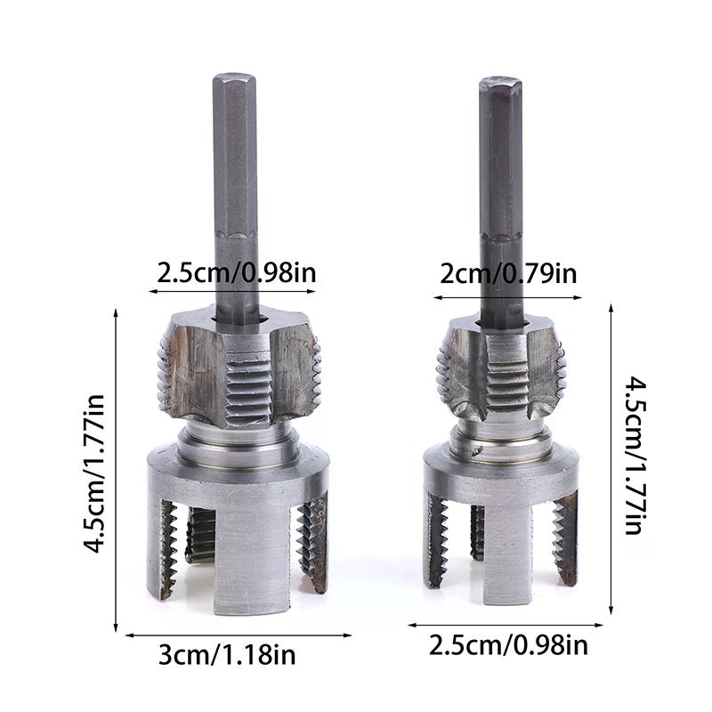 For 1/2 DN15 3/4 DN20 Plumbing Integrated Water Pipe Thread Opener PPR Thread Repair Tool Electric Drill Pipe Threading Device
