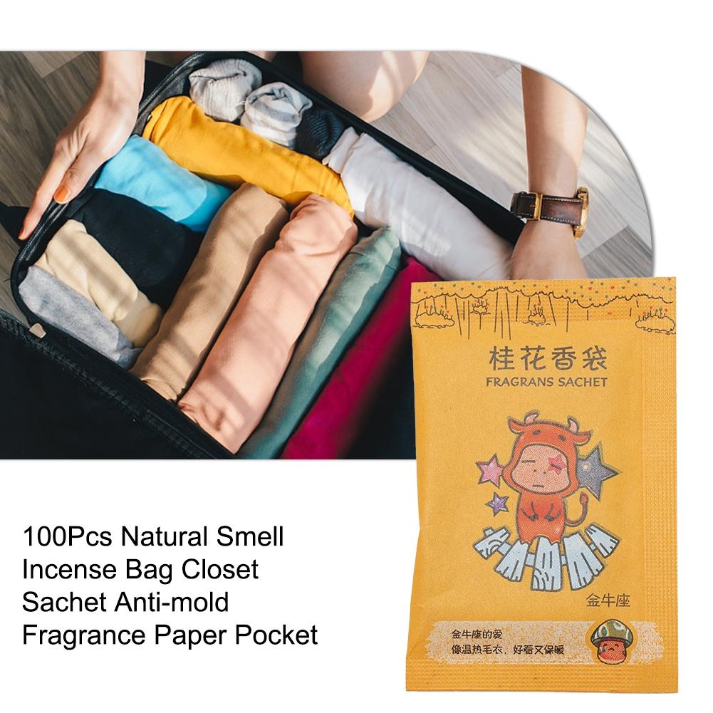 Fragrance Bag Incense Purifier Sachet Cereal Shell Paper Pocket Wardrobes