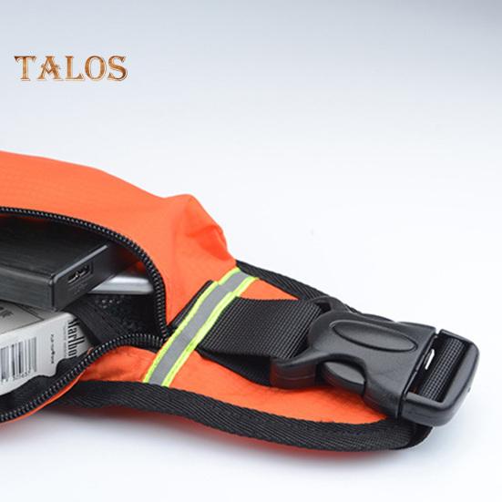 Sports Fanny Pack with Water Bottle Holder Adjustable Waistband Phone Water Bottle Storage Bag Reflective Strip Multiple Compartments Waist Bag for