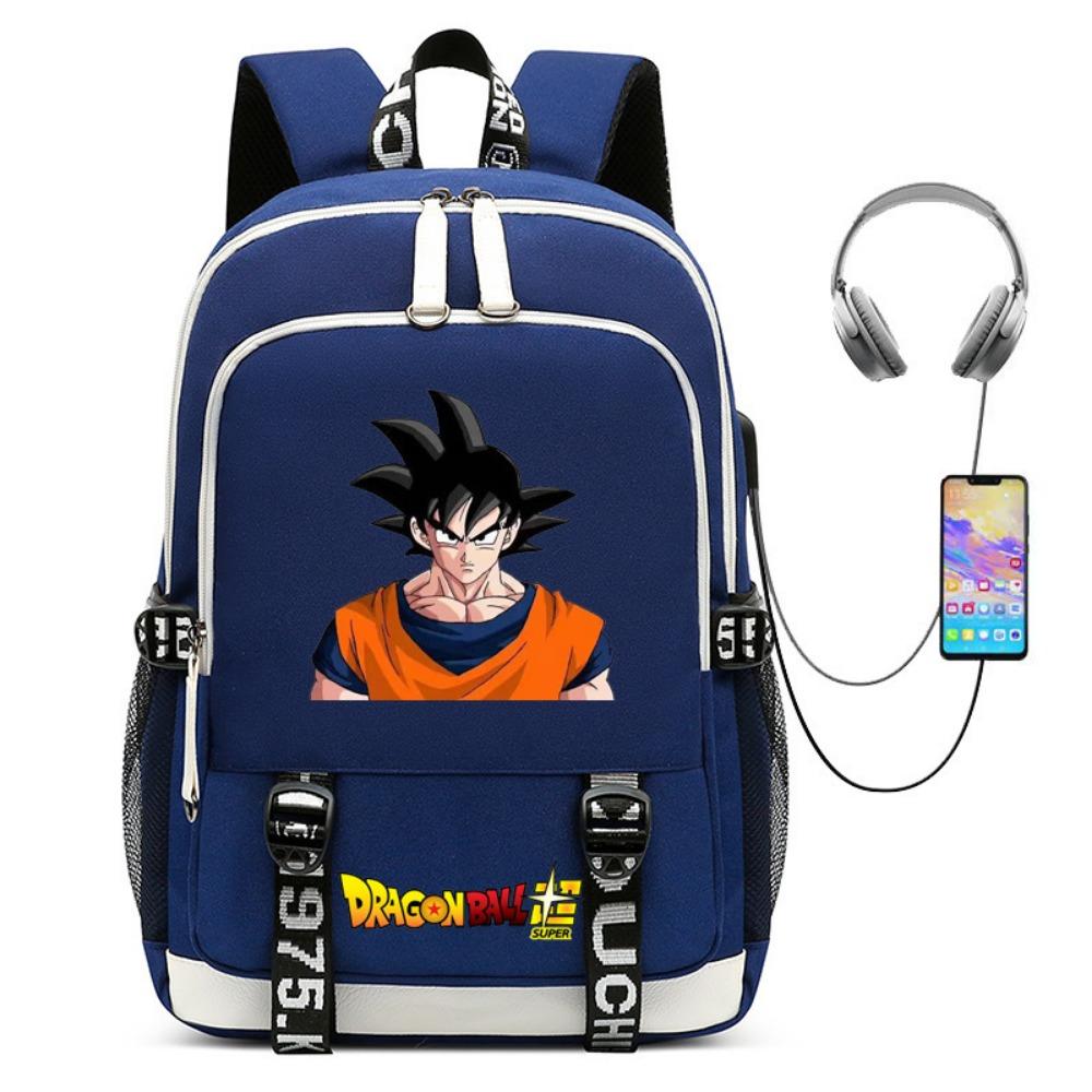 Dragon Ball Sun Wukong School Bag Animation Peripheral Male and Female Students Leisure Backpack Charging Computer Backpack