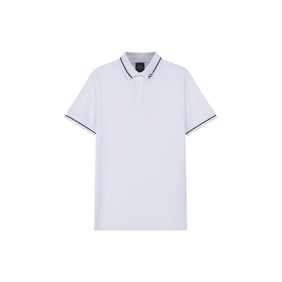 ARMANI EXCHANGEAE Polo Shirt Men's White 8NZFFL-ZJ5DZ-1100