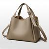 Versatile Bucket Shoulder Bags Women Luxury Designer PU Leather Messenger Crossbody Bags Ladies Casual Solid Color Purse Handbag