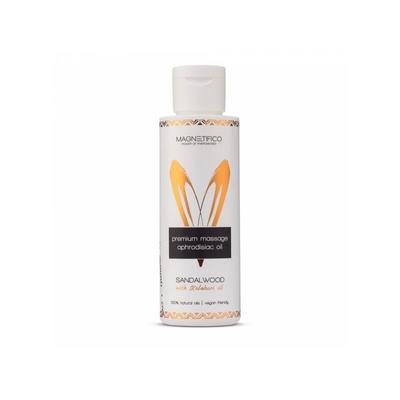 Afrodizyak sandal ağacı 100 ml ile Magnetifico Sandal ağacı masaj yağı