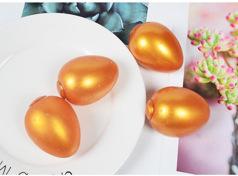 Œuf simulé Œuf d'or Astuce pour jeunes Personnes Jouet éducatif Amusant Décompression Vent Egg Balle à presser Cadeau Squishy Soulageur de stress