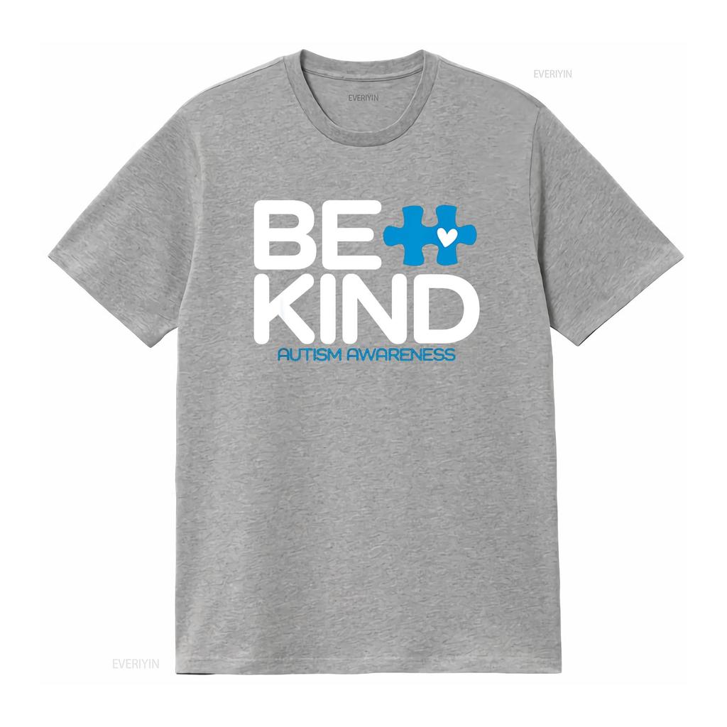 Autism Be Kind T Shirt Kids Awareness vintage Washed Stylish designer clothes Stretched fashion Top For Everyday Wear
