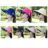 Women Sun Hat Anti-ultraviolet Breathable Foldable Cap Outdoor Leisure Sun Hat