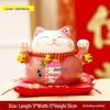 Lucky Cat Ceramic Decor: Creative Japanese Fortune Cat Small Piggy Bank - Ideal Gift for Store Openings