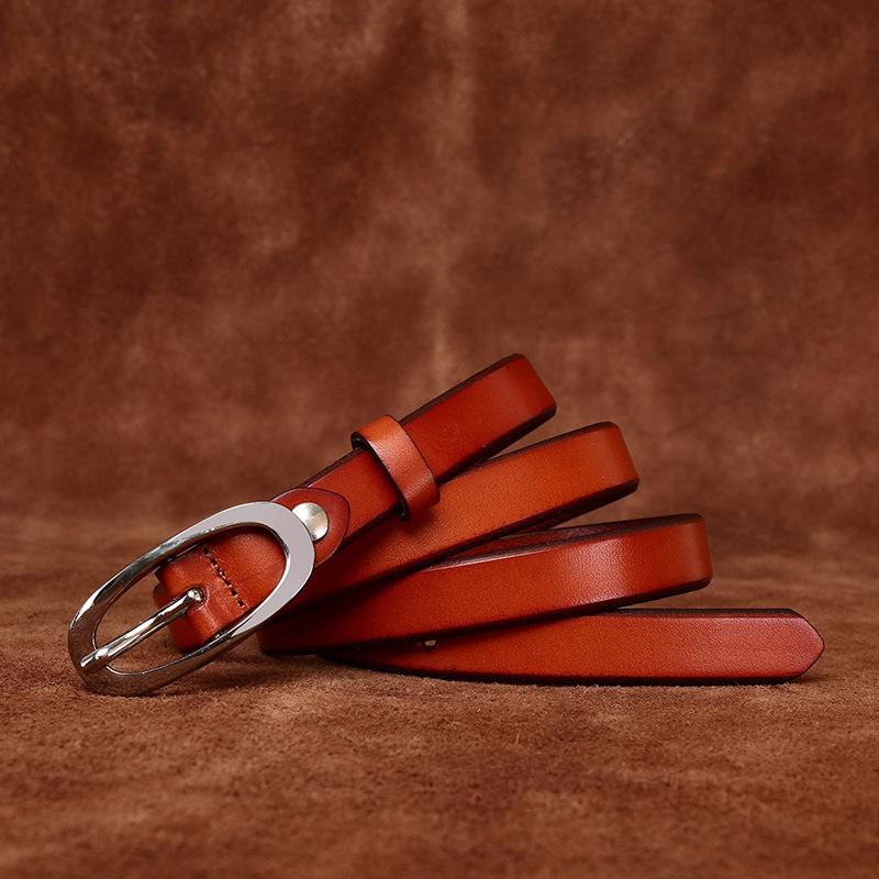 

Ремень женский простой модный универсальный высококачественный доступный роскошный стиль натуральная кожа чистая коровья кожа повседневный тренд высококачественный тонкий ремень 115cm