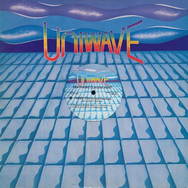 

12inch Record MIX UP CLAUDIA HART I Need You W12038 Uniwave 1980 Canada Dance Electronica Used