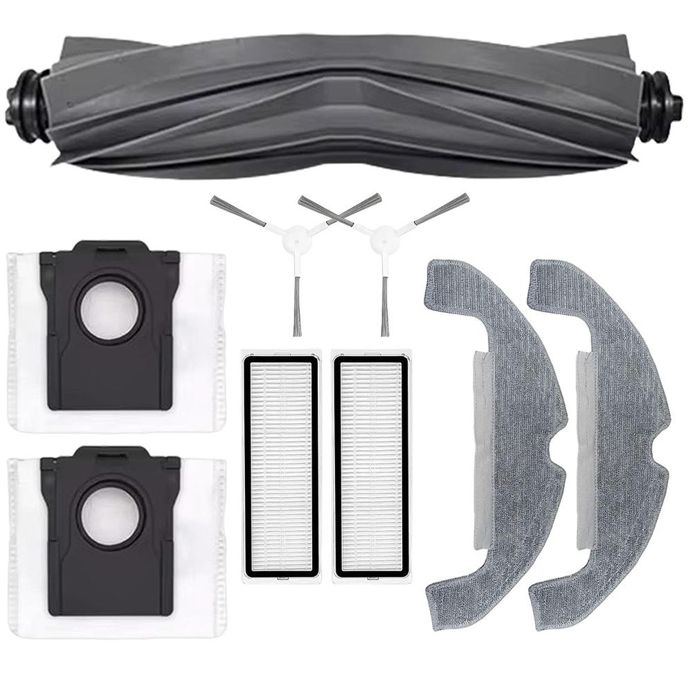 1 Set For D10 Plus  2/RLD32GD Robot Main Side Brush Filter Bags Vacuum Cleaner Accessories Kits Spare To Replace