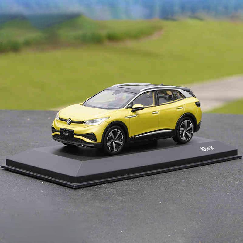 

1:43 ID.4X SUV ID4X Alloy Car Diecasts & Toy Vehicles Car Model Miniature Scale Model Car Toys For Children жёлтый