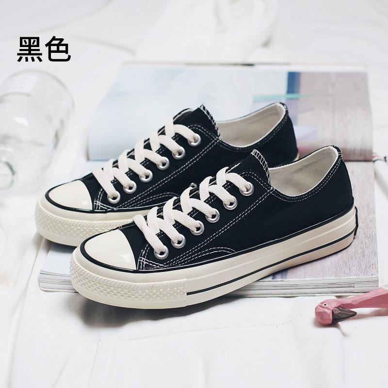 

Belle ins purple canvas shoes 1970S Hong Kong style shoes Korean version Harajuku student casual skateboard shoes 40