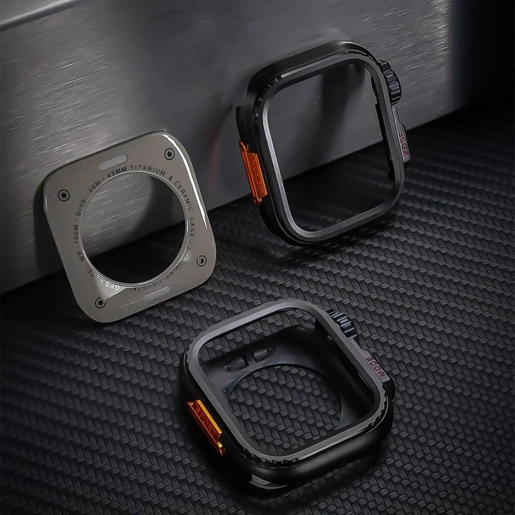 Lyxigt titanlegeringsarmband+metallfodral för Apple Watch Series 11 10 46mm 42mm Ultra 3/ 2 / 1 49mm 45mm 44mm 9 8 7 6 5 4 SE3/2/1