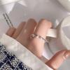 Trendy Geometric Heart Ring: Women's Fashionable Korean-Style Stacking Ring