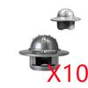 MOC Brique de Construction Médiévale Soldat Figurine de Film Accessoire Casque Arc Flèche Épée Hallebarde Hache Épaulette Mini Jouet K034