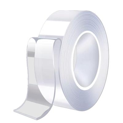 1 Rolle 5 Meter Doppelseitiges Klebeband Wasserdichtes Band Starke Elastizität Wiederholbar, Mehrzweck Nano Doppelseitiges Klebeband Stark Klebend