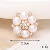 Pearl Flower Five-Petal DIY Phone Case Teardrop Clog Embellishments