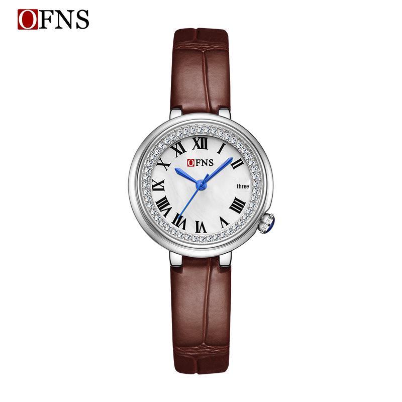 Sanda Women's Diamond-Studded Quartz Watch: Fashionable, Light Luxury, Versatile Steel Band 