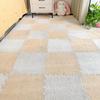 Washable Plush Patchwork Carpet: Cuttable Foam Floor Mat for Bedroom, Bedside, or Bay Window