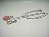Isowa Pearl (Ise-Shima pearl specialty store) Freshwater pearl pendant 7.5-8 x 9-10mm White Silver Heart 62925