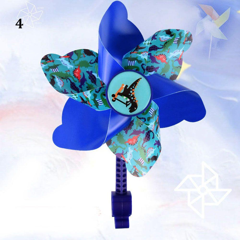 High Quality Colorful Long/Short Pole Scooter Decorative Cartoon Pinwheel Children Bicycle Windmill Bike Windmills