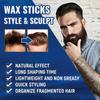 Pánský vosk na vlasy ve formě tyčinky péče o roztřepené vlasy dlouhotrvající styling přirozeně nadýchaný trojrozměrný snadné tvarování vosková tyčinka na vlasy