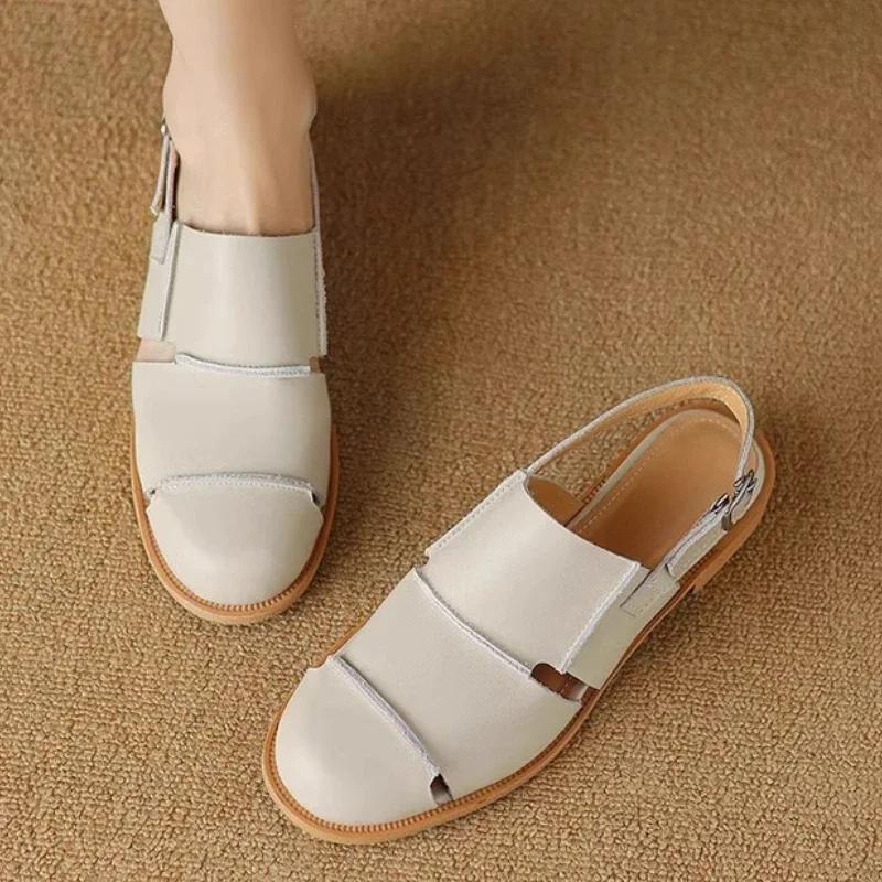 Fashion Flats Women's Sandals Casual Designer Sport Shoes Fashion Woman Slippers Summer 2025 New Trend Walking Cozy Zapatillas De Mujer