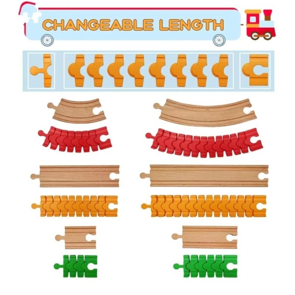 Y Track Railway Track Plastic Transform Tracks Kids Toys Train Track Accessories for Hape LILLABO