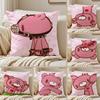 G-Gloomy B-Bear Pillow Case Sofa and Living Room Decorative Cushion Covers Dust-proof and Mite-proof Invisible Zipper