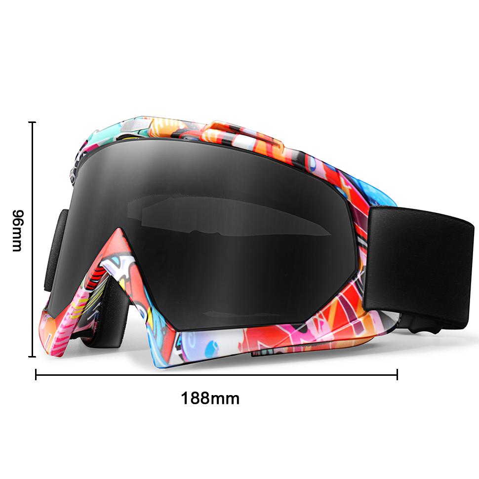 Brand Outdoor Double Layers Anti-Fog Ski Snow Goggles  New Style Snowboard Glasses Snowmobile Eyewear Sport Cycling Googles