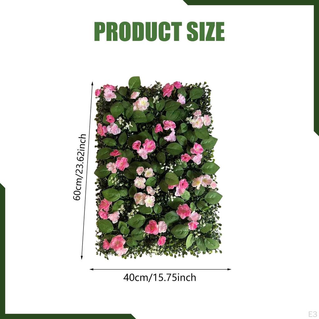 Artificial Grass Wall Panel Plant for Privacy Wedding Deck