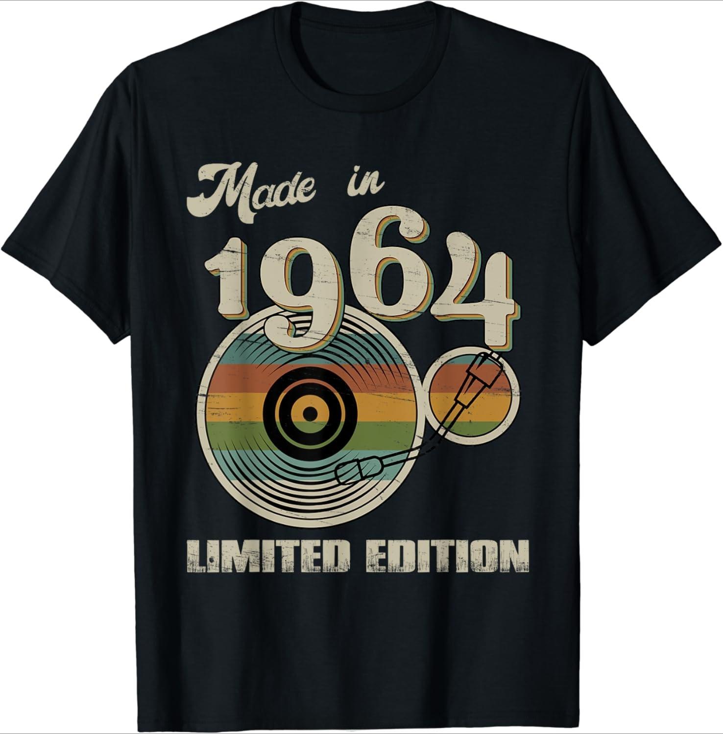 Made in 1964 Vintage Record Limited Edition T-shirt M