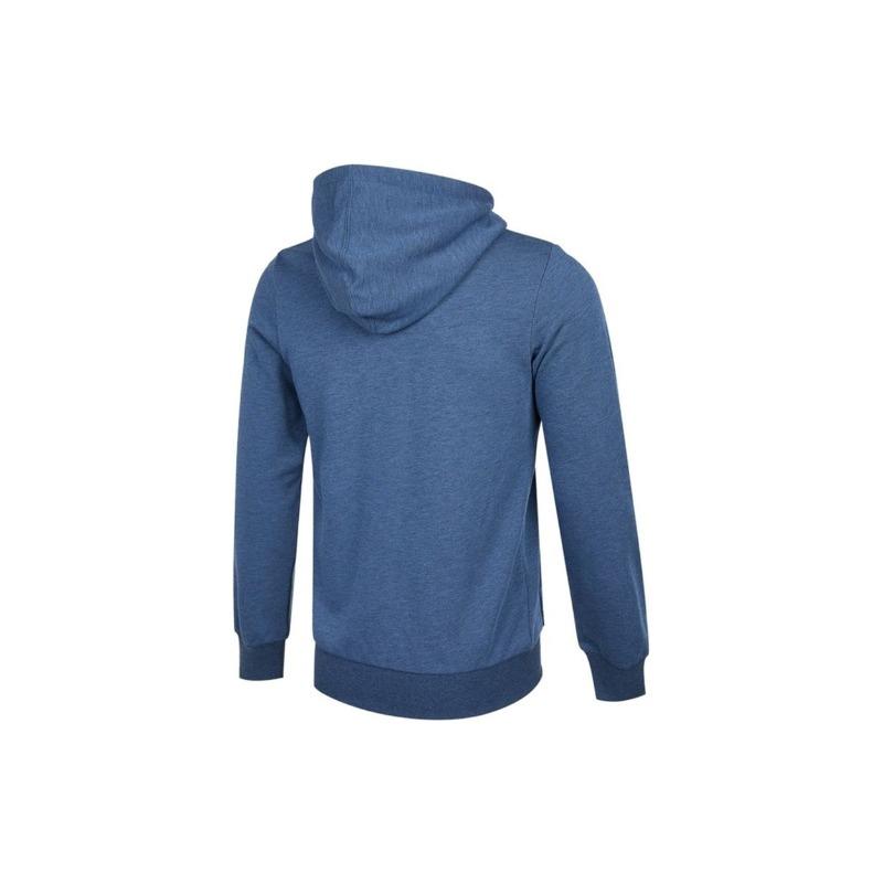adidas Essentials French Terry Big Logo Hoodie Crew Navy Mel/White Men Streetwear GM6965