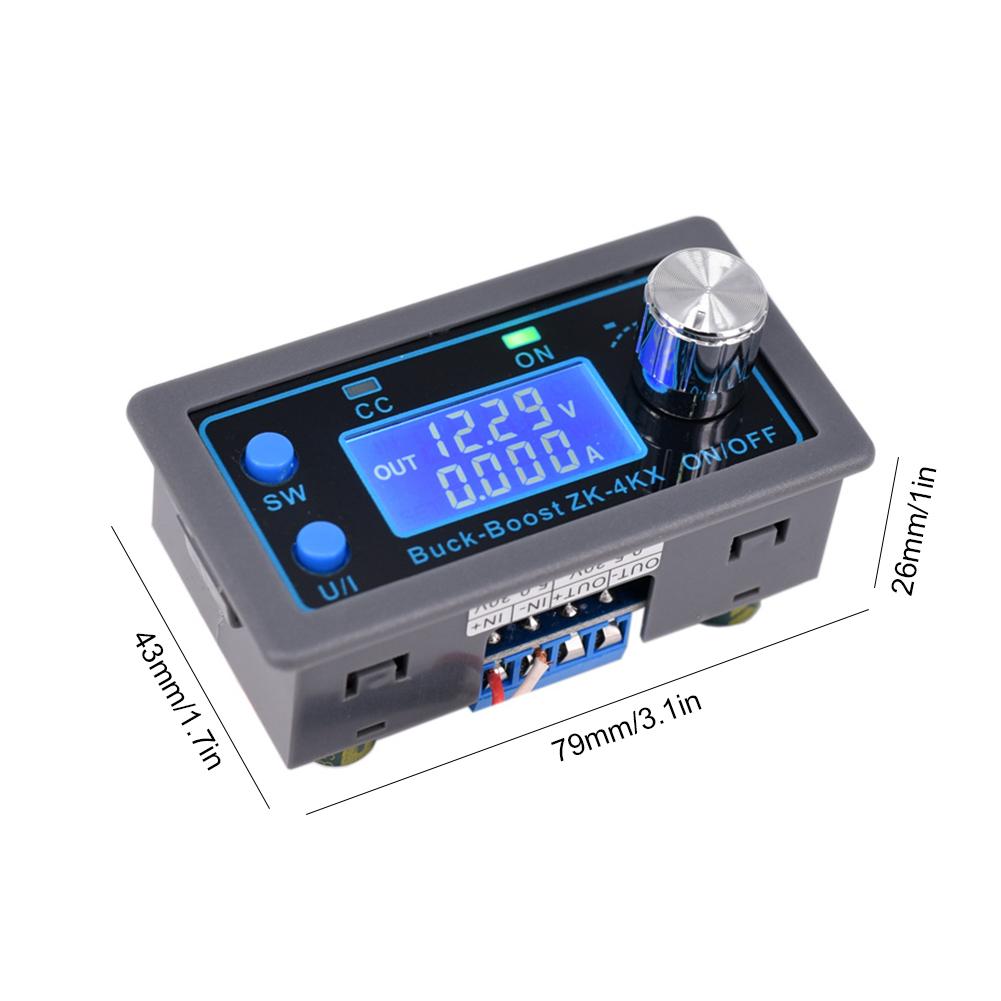 DC-DC Step Down Step Up Voltage Regulator LCD Display CC CV Variable Voltage Regulator 35W 3A for Solar Battery Charging